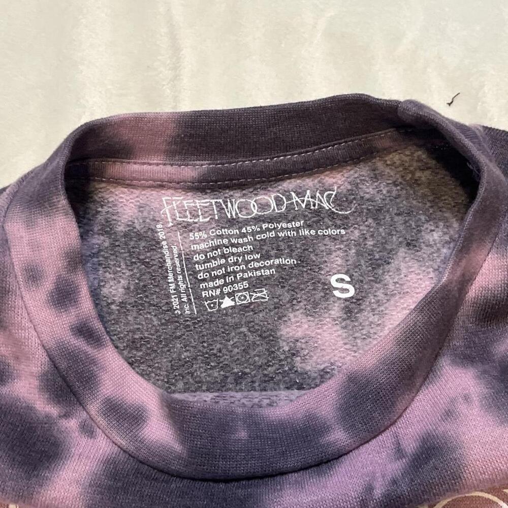 FLEETWOOD MAC RUMOURS TIE DYE SWEATSHIRT - Picture 2 of 5